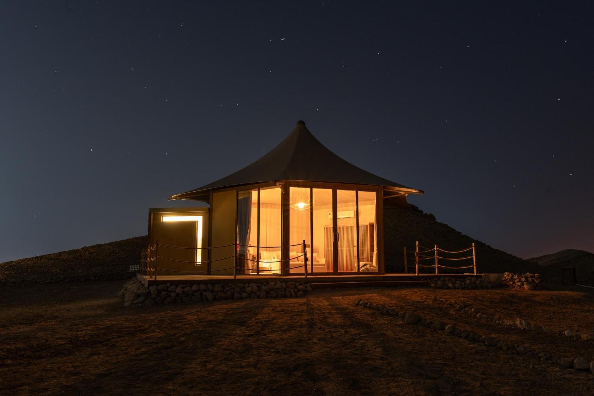 Pura Eco Retreat, Jebel Hafit Desert Park Al Ajn Exteriér fotografie